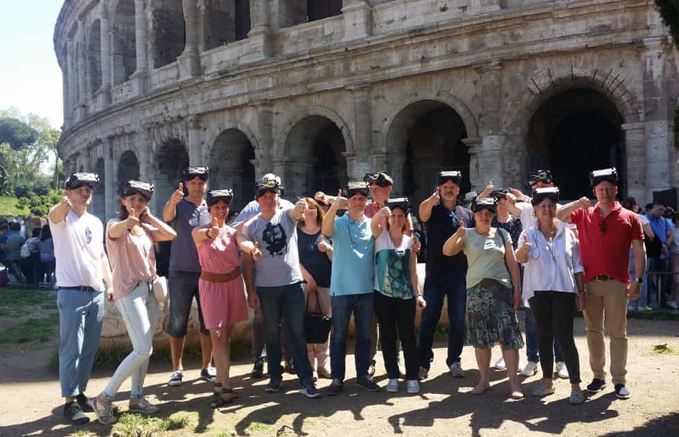 passeggiata virtuale roma antica tour realtà virtuale ancient and recent