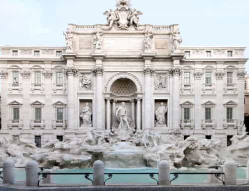 Fontana di Trevi, lavori e manutenzione-SKY TG24