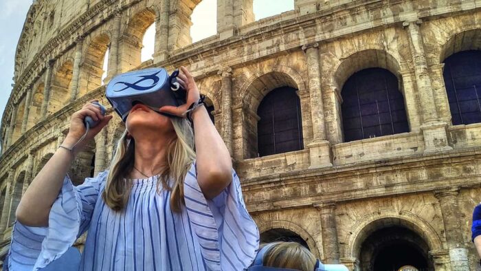 colosseo tour guidato realtà virtuale realtà aumentata ancient and recent