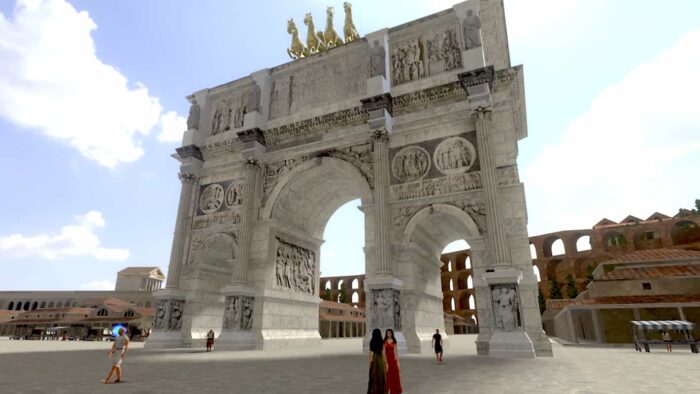 colosseum virtual reality tour arch costantine tours ancient and recent