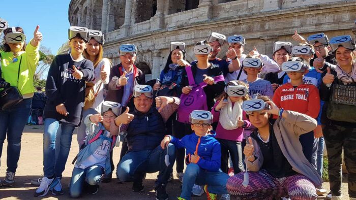 self guided colosseum virtual reality tour augmented reality tours ancient and recent