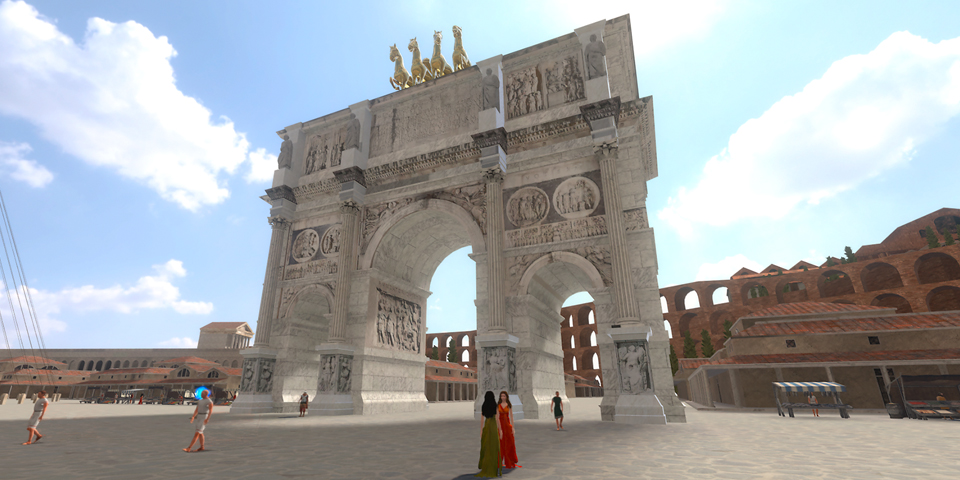 the square colosseum virtual reality rome tours ancient and recent